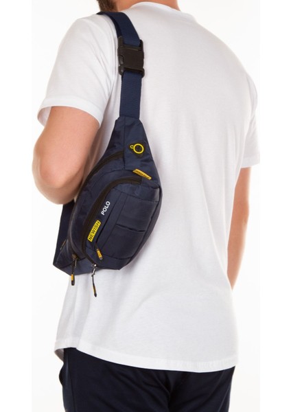 Lacivert Bel ve Omuz Çantası, Şık ve Hafif Tasarım fırsatları