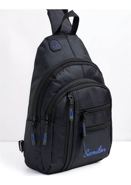 Şık Siyah Çok Amaçlı Günlük Omuz ve Bel Çantası indirimleri