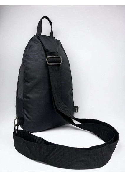 Şık Siyah Çok Amaçlı Günlük Omuz ve Bel Çantası