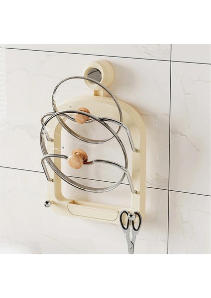 1 Adet Vakumlu Tencere Tava Kapağı Düzenleyici Pratik Mutfak Ürünü