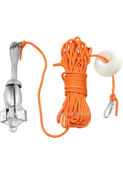 Marin Bot , Kano ve Jetski Çıpası Çantalı Set 1.5 kg Şemsiye Çapalı 6mm 20MT Ipli modelleri