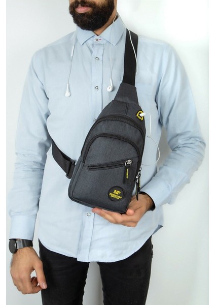 Şık Siyah Çok Amaçlı Çapraz Askılı Çanta ve Bodybag Günlük Kullanım fiyatları