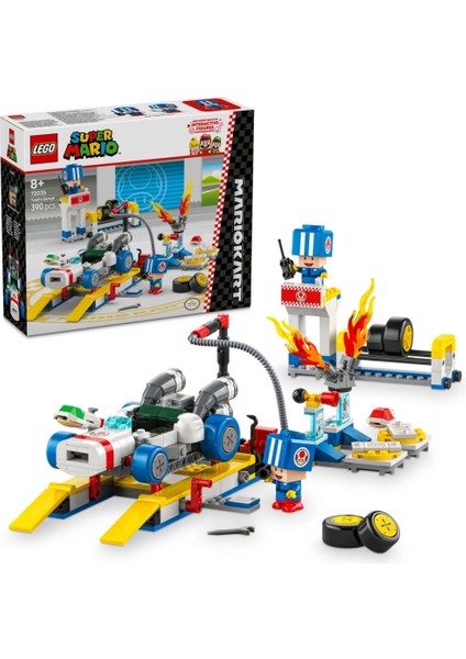 Nessiworld LEGO Super Mario: Mario Kart Toad’un Garajı, Nintendo Karakter Hediyesi 72035