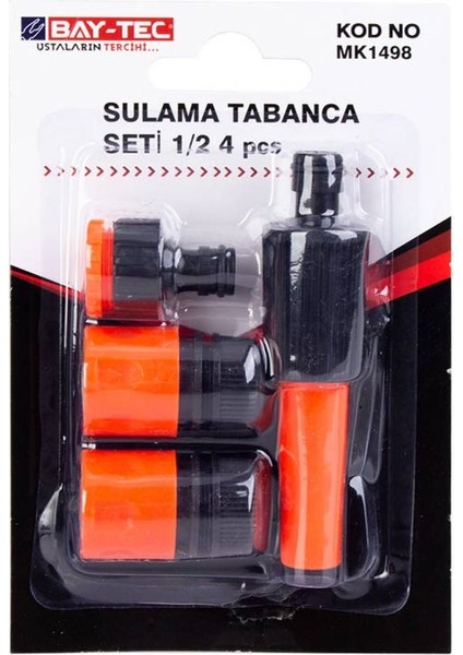 MK1498 Sulama Tabancası Seti 4 Parça 1/2 modelleri