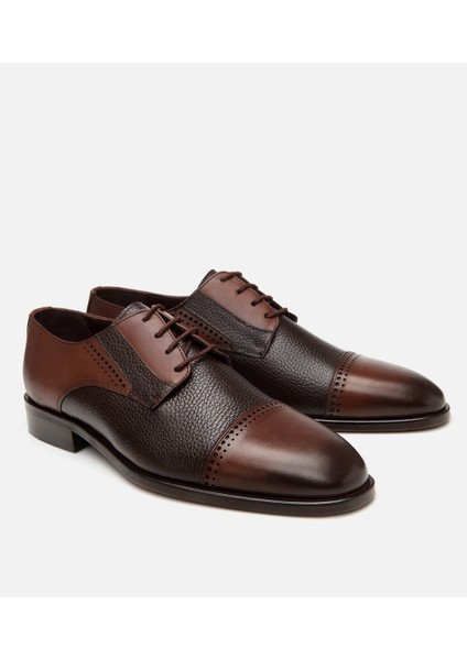 02AYH304710A480 ERKEK Deri Kahverengi Klasik Ayakkabı fiyatları