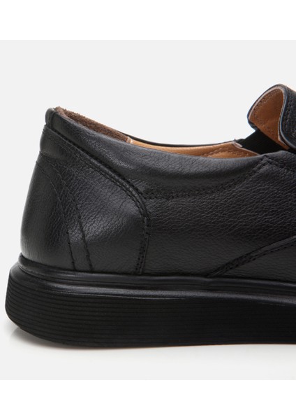 02AYH305410A100 Deri Siyah Erkek Günlük Ayakkabı modelleri