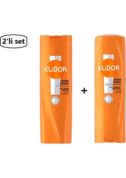 Anında Bakım Şampuan 400 ml ve Saç Kremi 350 ml