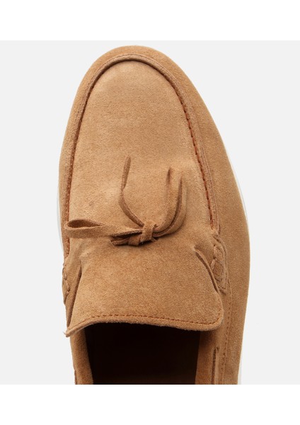 02AYH305480A430 ERKEK Süet Deri Taba Bağcıklı Loafer fırsatları