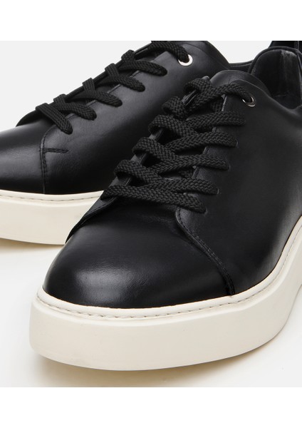 Masters 02AYH305630A100 ERKEK Deri Siyah Toka Detaylı Spor Ayakkabı modelleri