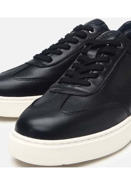 02AYH305780A100 ERKEK Deri Siyah Ultra Hafif Tabanlı Spor Ayakkabı fırsatları