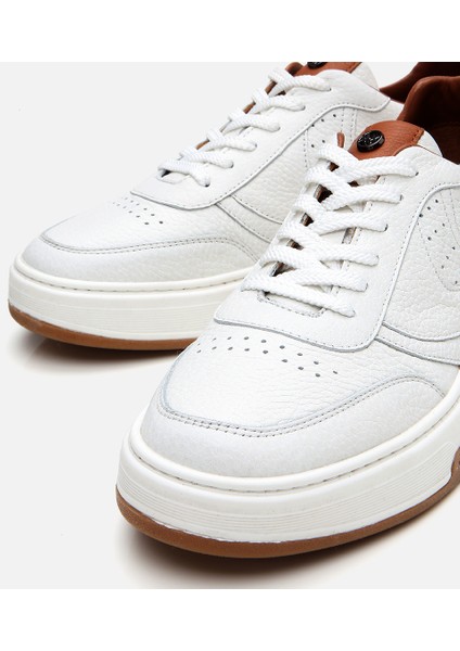 02ayh305880a900 Erkek Deri Beyaz Yüksek Tabanlı Spor Ayakkabı modelleri