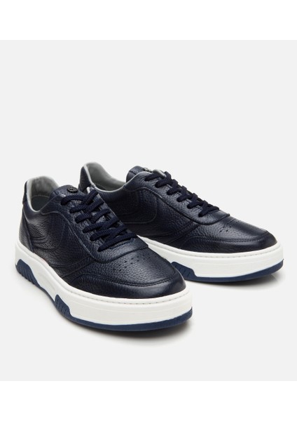 02AYH305880A680 ERKEK Deri Lacivert Yüksek Tabanlı Spor Ayakkabı fiyatları