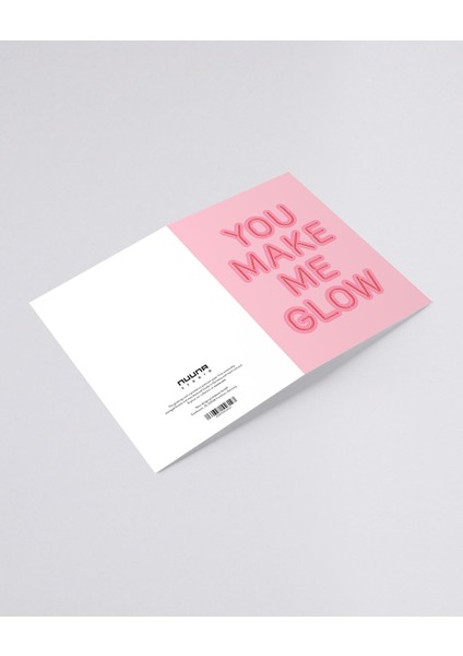 Tebrik Kartı - You Make Me Glow modelleri
