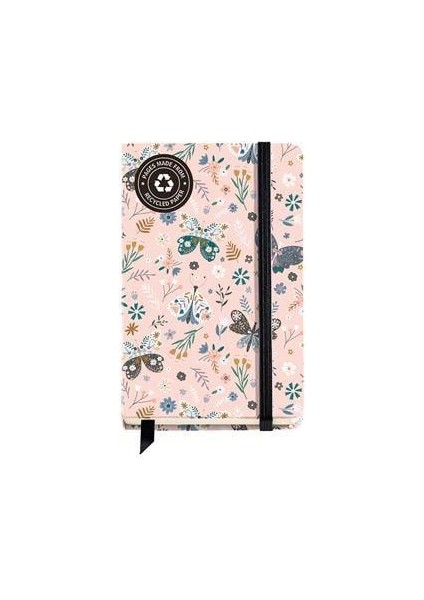 A6 Çizgisiz Butterfly Garden Defter