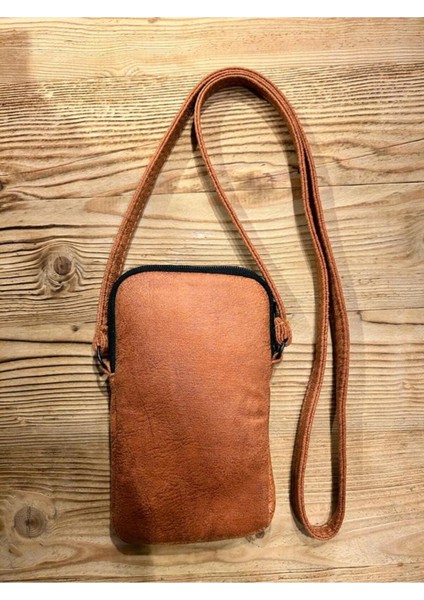 Etnik Tarz Küçük Omuz Çantası, Telefon ve Cüzdanlık Uyumlu Kahverengi fiyatları