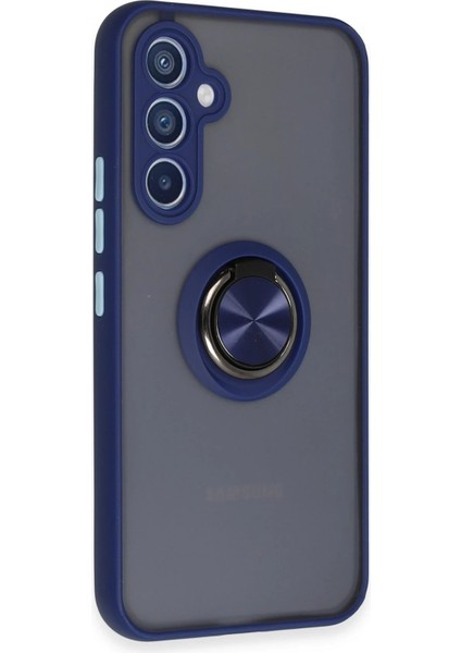 Samsung Galaxy A34 5g Kılıf Montreal Yüzüklü Silikon Kapak - Lacivert - ALVN4203-1398 fiyatları