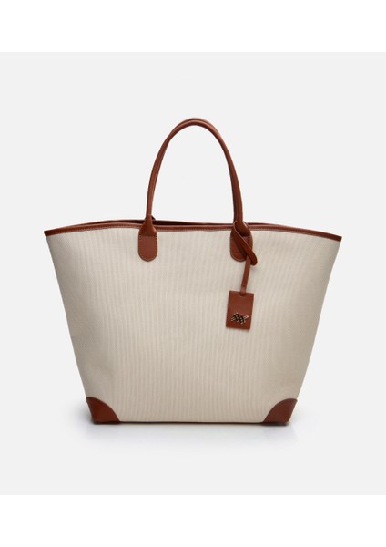 Kadın Ekru Omuz Çantası