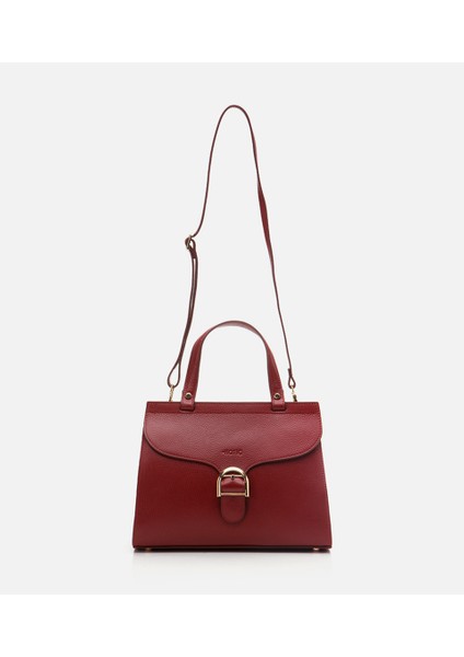 03CAH296570A780 HAKIKI Deri Bordo Kadın Çanta fiyatları