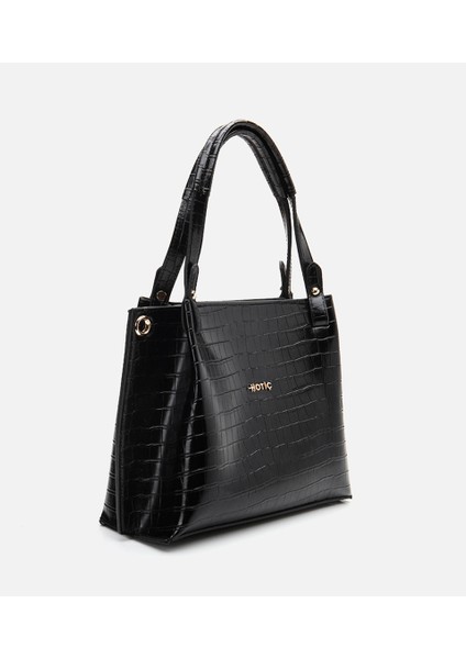 03CAH297050A100 SIYAH Kadın Omuz Çantası modelleri