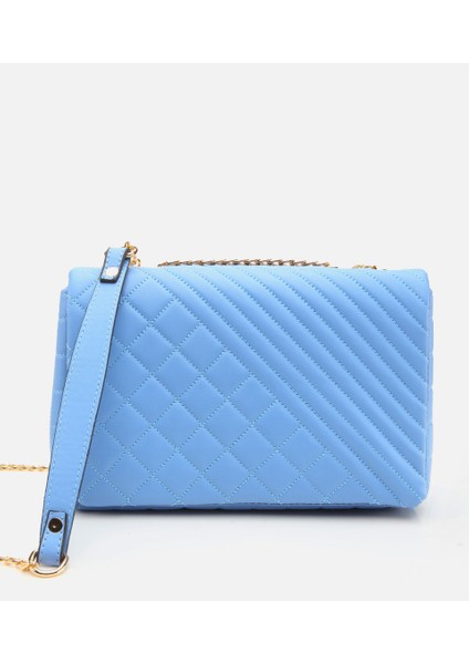 Kadın Mavi Mini (Çapraz) Çanta