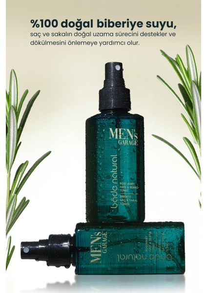 Men's Garage Biberiye Saç ve Sakal Toniği 150 ml fiyatları