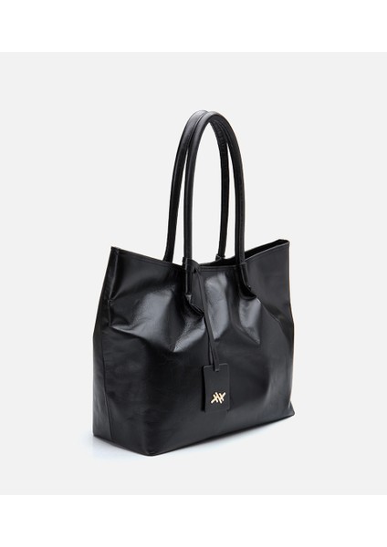 03CAH303450A100 HAKIKI Deri Siyah Kadın Çanta fiyatları