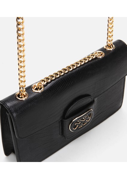 03CAH297080A100 HAKIKI Deri Siyah Kadın Çanta fırsatları