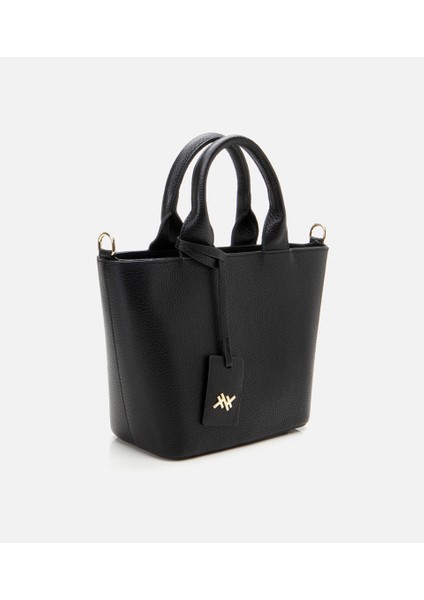 03CAH293390A100 Deri Siyah Kadın Çanta modelleri