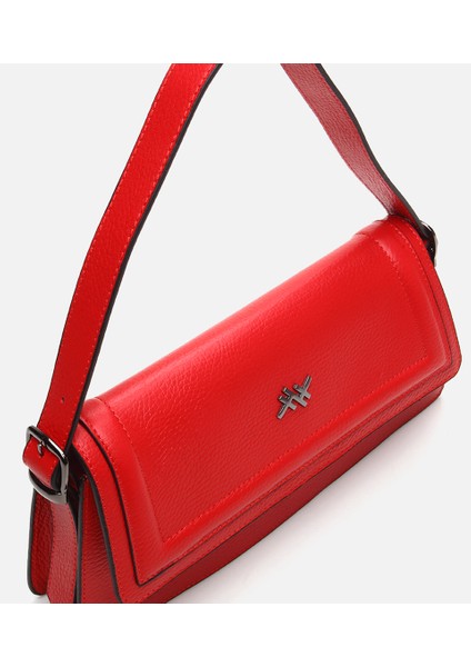 Kadın Deri Kırmızı Omuz Çantası modelleri