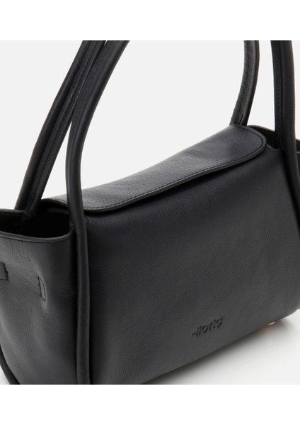 03CAH296580A100 HAKIKI Deri Siyah Kadın Omuz Çantası fırsatları