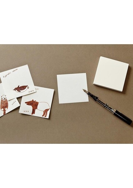 Graphilo Japon Dolma Kalem Kağıdı Kare Memo Çizgisiz Bloknot indirimleri