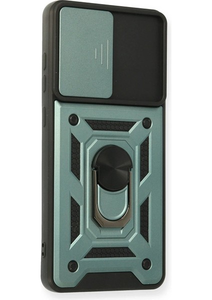 Samsung Galaxy A32 Kılıf Pars Lens Yüzüklü Silikon - Yeşil - ALVN8591-1082 fiyatları