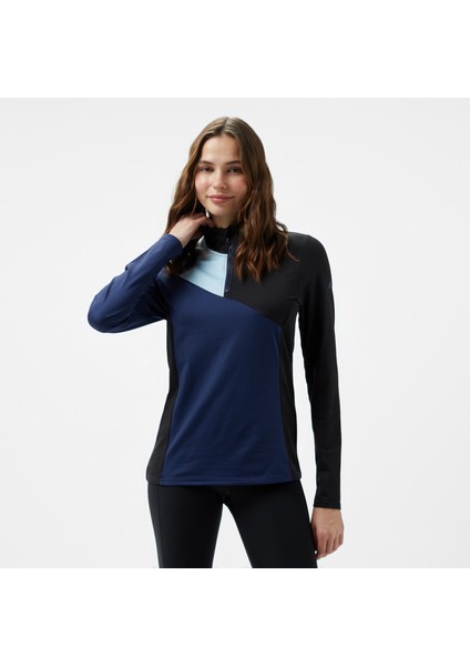 Dolly Iı Half Zip Uzun Kollu Kadın Lacivert ÜST.516
