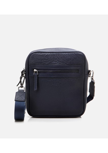 04CAH303440A680 Deri Lacivert Erkek Çanta