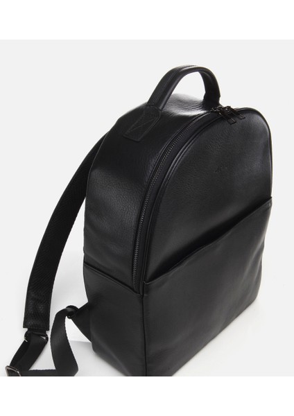 Erkek Deri Siyah Sırt Çantası modelleri