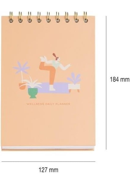 Inhale Exhale Daily Wellness Planner Telli Günlük Planlayıcı modelleri