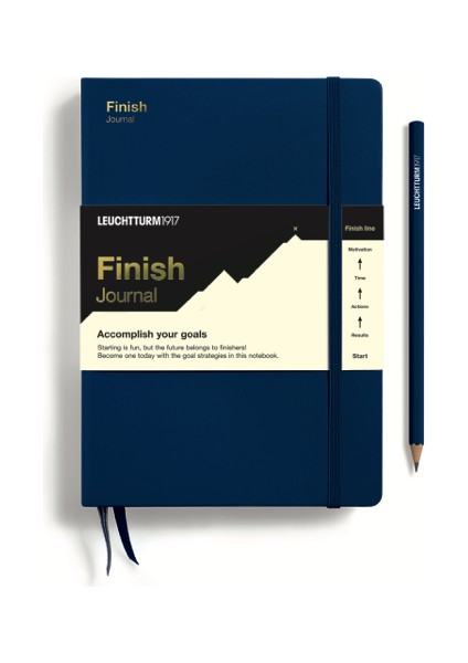 Leuchttrum 1917 Finish Journal Medium (A5) Limited Edition Navy 369093