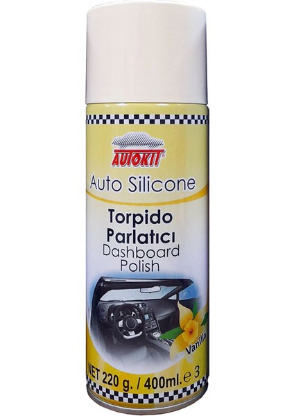 Autokit Torpido Parlatıcı Polish Vanilya 400 ml