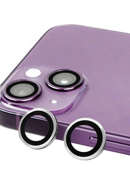 iPhone 13 Mini Raze Metal Kamera Lens - Gümüş - ALVN5648-8949