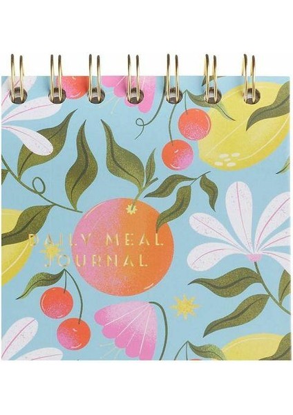 Happy Fruits Daily Meal Journal Telli Defter modelleri