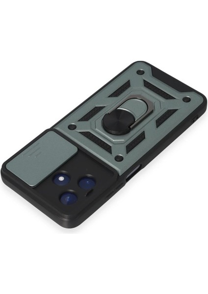 Realme C53 Kılıf Pars Lens Yüzüklü Silikon - Yeşil - ALVN4525-5087 modelleri