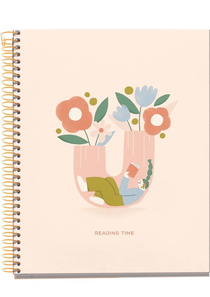A5 Çizgili Telli Defter Reading Time