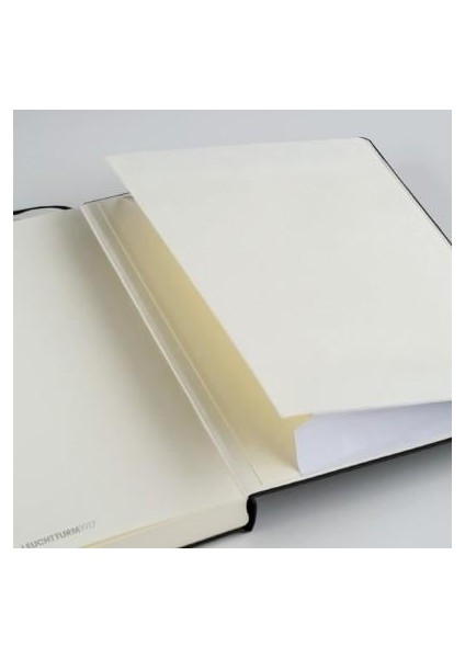 Leuchttrum 1917 Medium(A5) Sert Kapak, 251 Numaralandırılmış Çizgisiz Sayfa Defter Powder 361577 modelleri