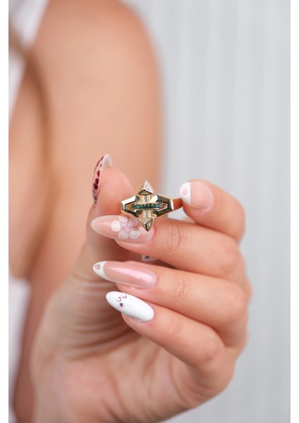 14 Ayar Altın Ok Detay Yüzük 915 fiyatları