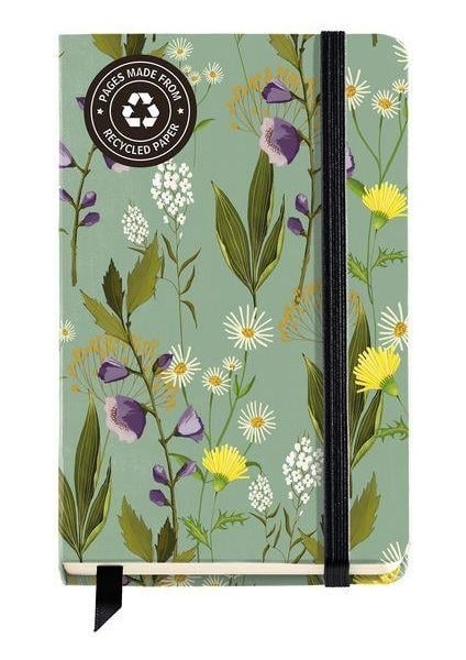 A6 Çizgisiz Flower Garden Defter