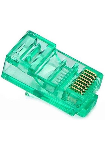 Powermaster PM-22703 RJ45 Cat6 8p/8c Yeşil Soket (100'LÜ Paket)