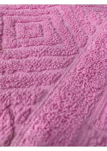 Karo 3’lü El ve Yüz Havlu Seti – 50X90 cm %100 Pamuk, Yumuşak Dokulu,örgü Desen modelleri