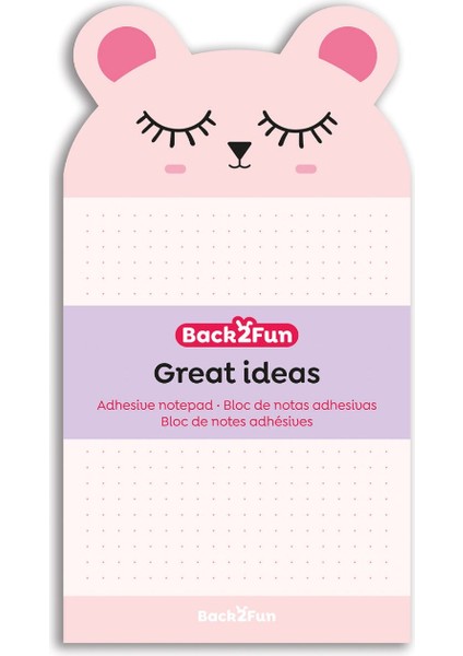 Notepad Mr Back 2 Fun Bear