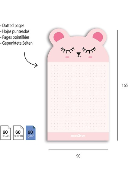 Notepad Mr Back 2 Fun Bear fiyatları
