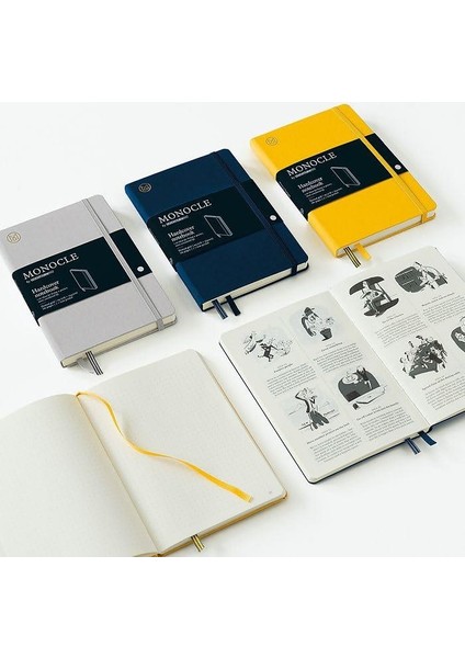 LEUCHTTURM1917 x Monocle Limited Edition Defter B6, Yumuşak Kapak, 128 Noktalı Sayfa Yellow 363362 fiyatları